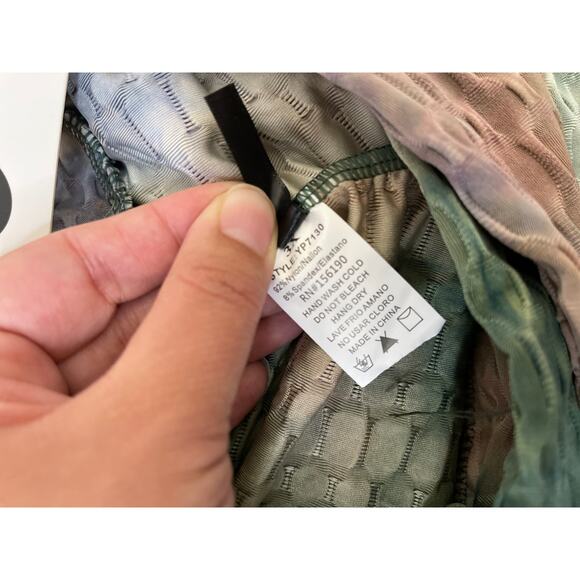 Otos Active Womens Multicolored Textured Leggings NEW Size 3XL - Picture 6 of 12